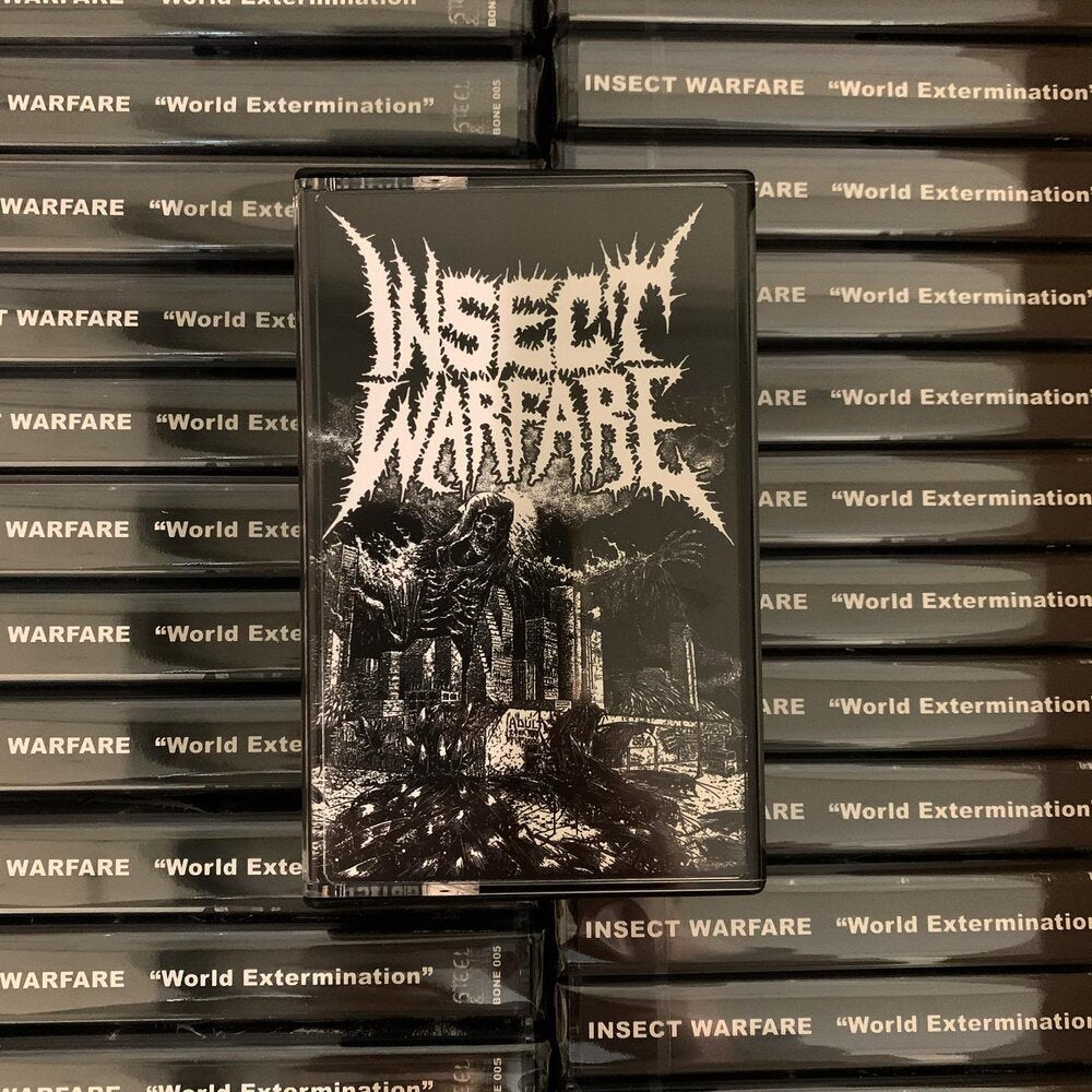 Insect Warfare - World Extermination (Tape) – Vinyl Fantasy BK